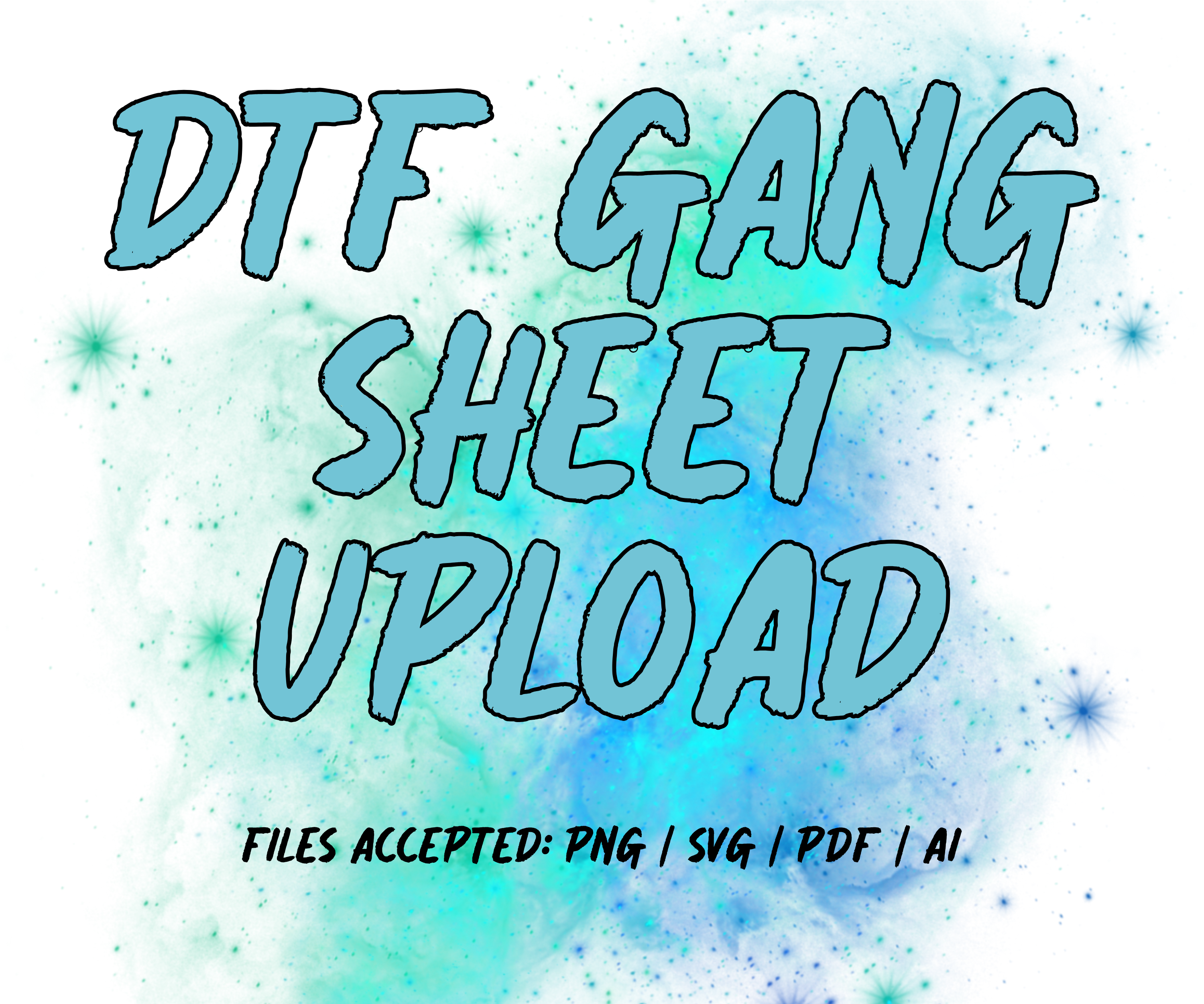DTF Gang Sheet Upload by Neptune Transfers