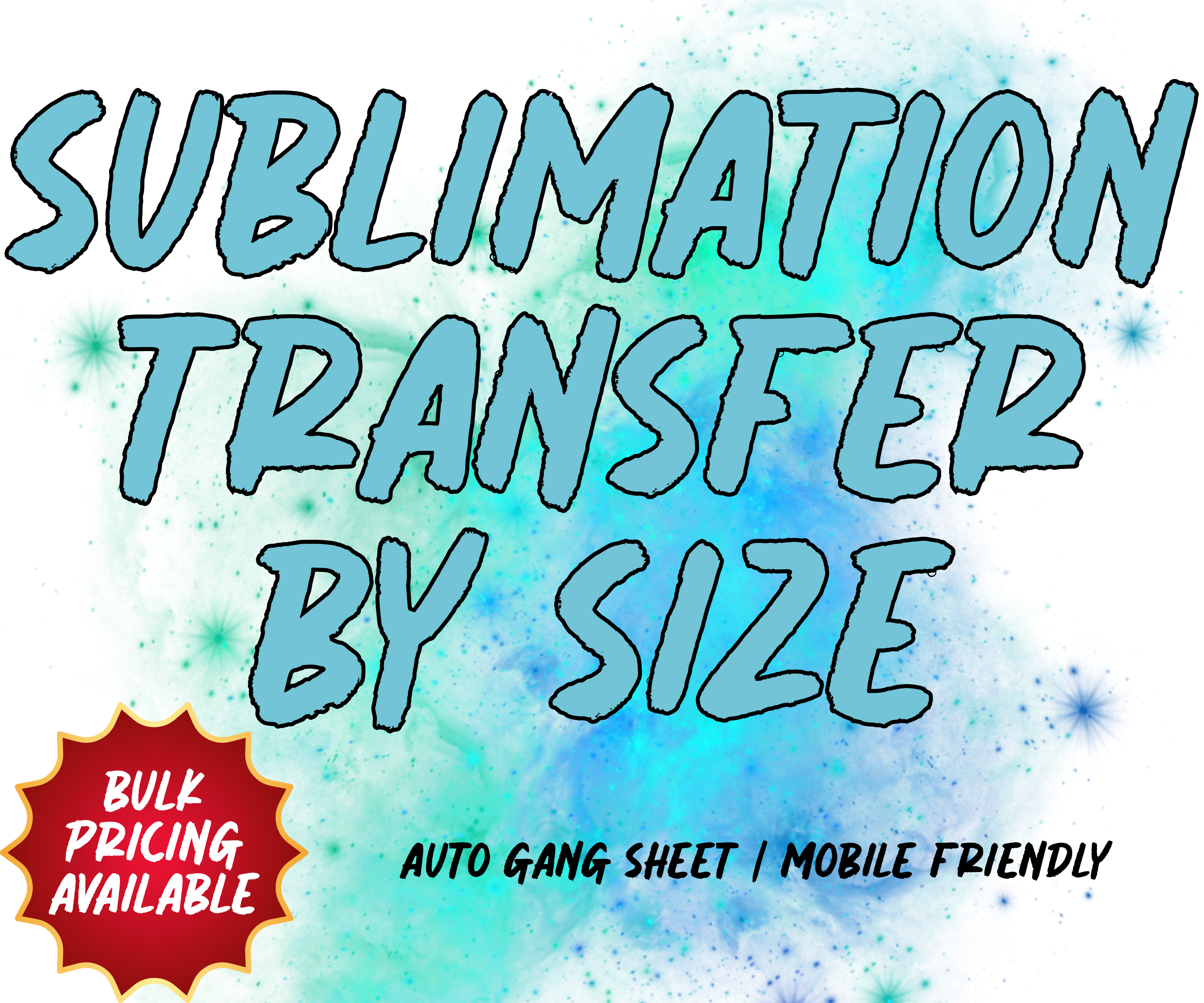 Sublimation Transfer By Size