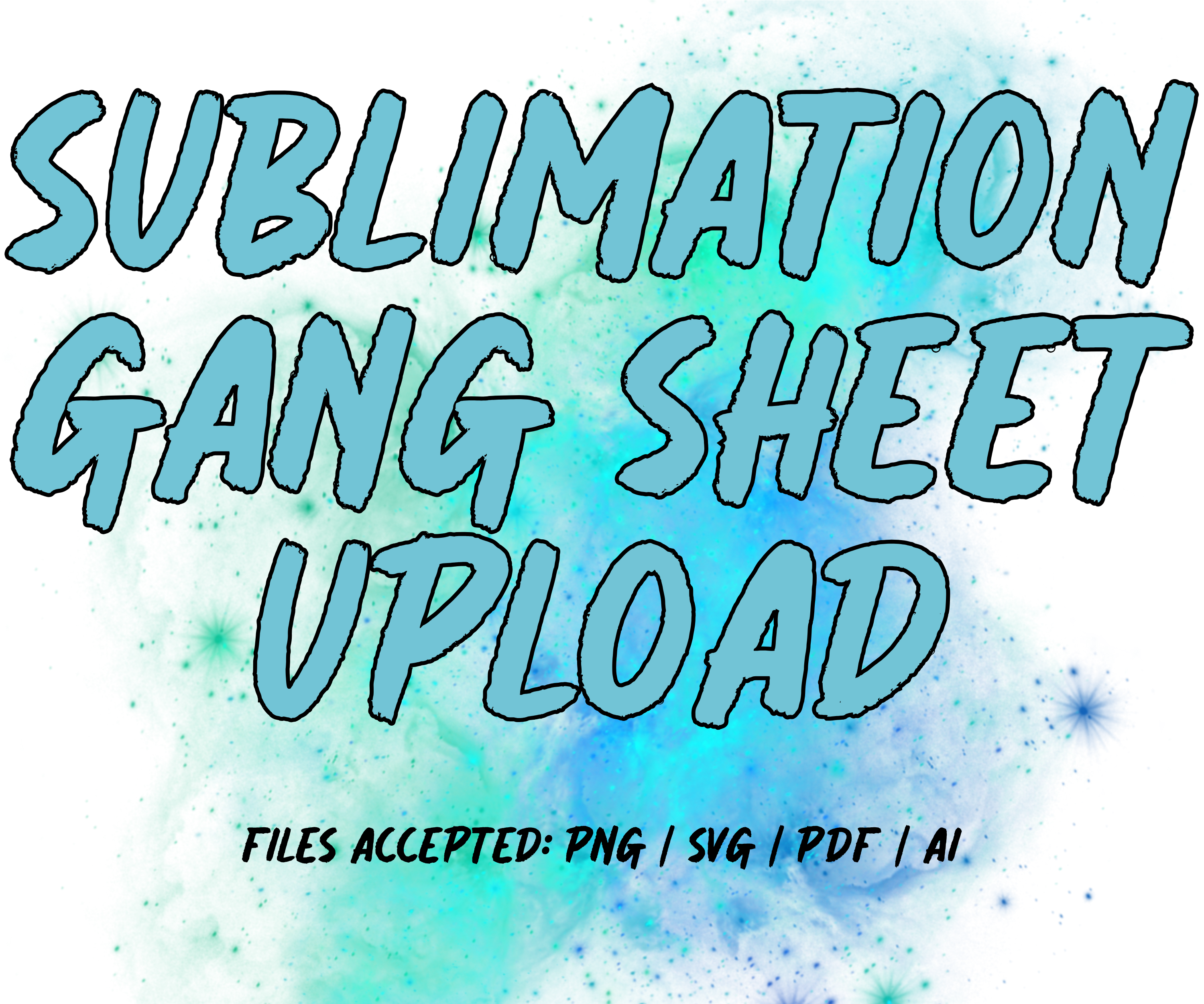 Sublimation Gang Sheet Upload