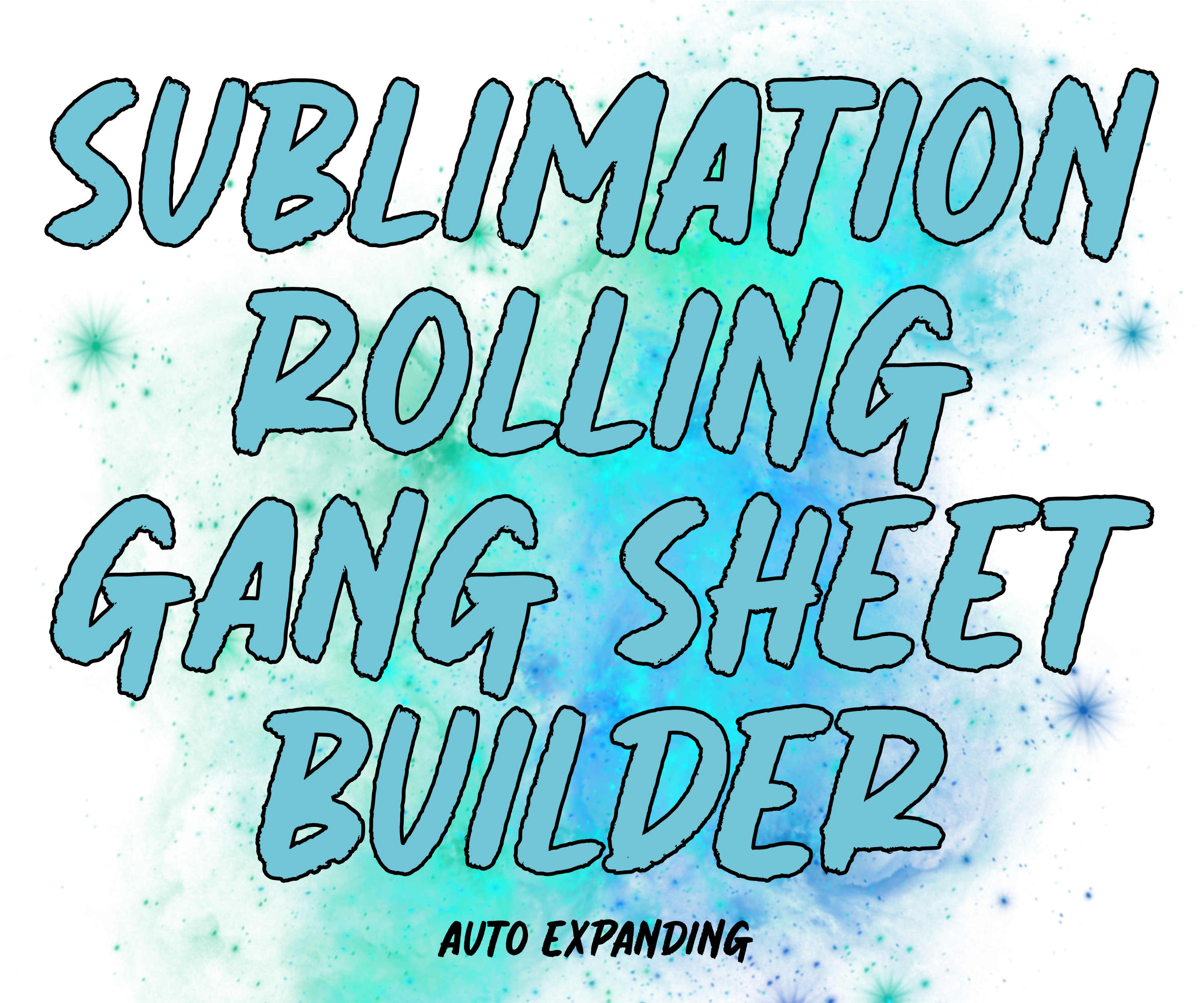 Sublimation Rolling Gang Sheet Builder