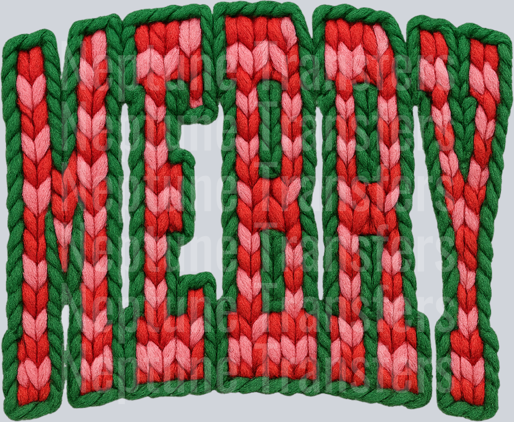 MERRY CHECKERED FAUX YARN