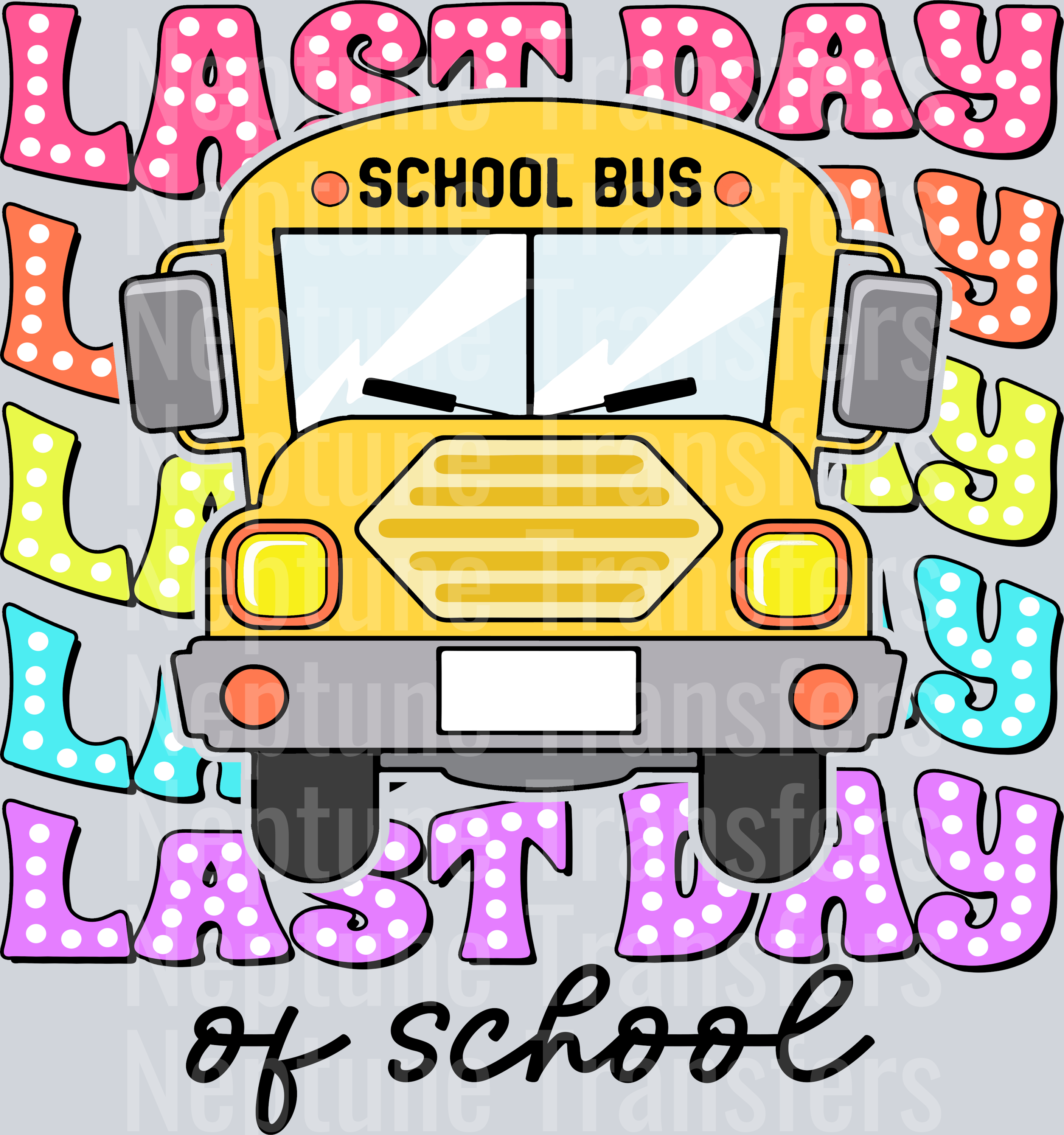 Last Day of School Bus