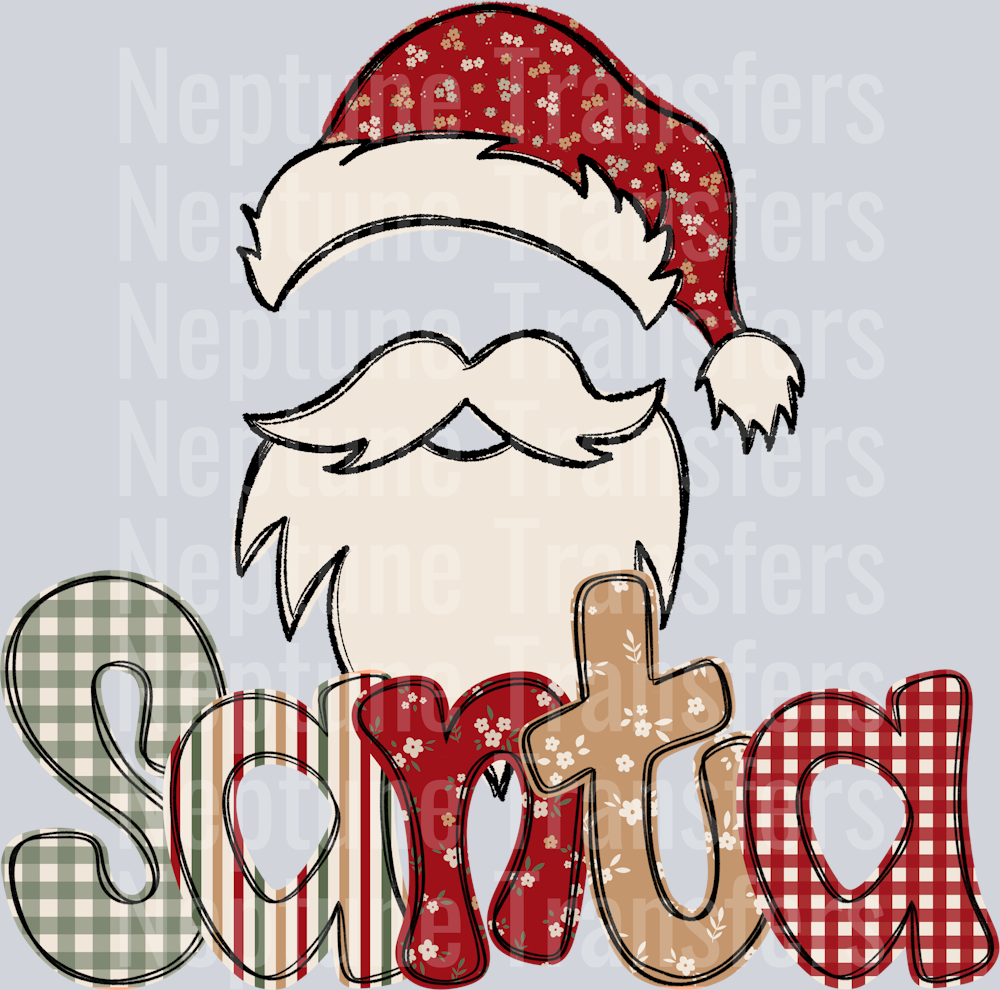 Santa Funky Doodle