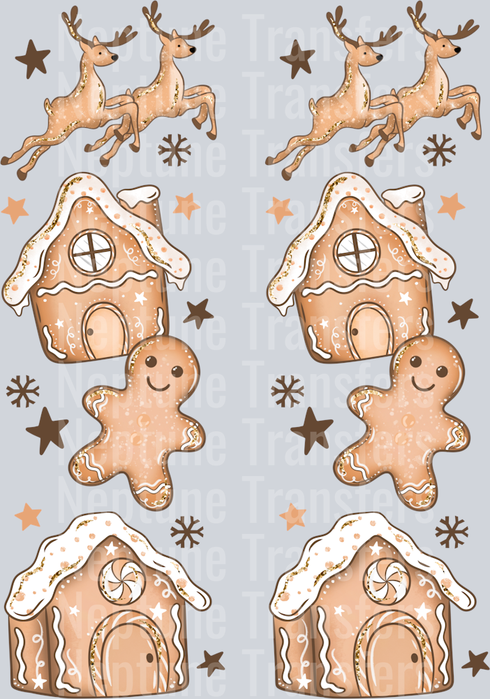 North Pole Gingerbread Sleeves