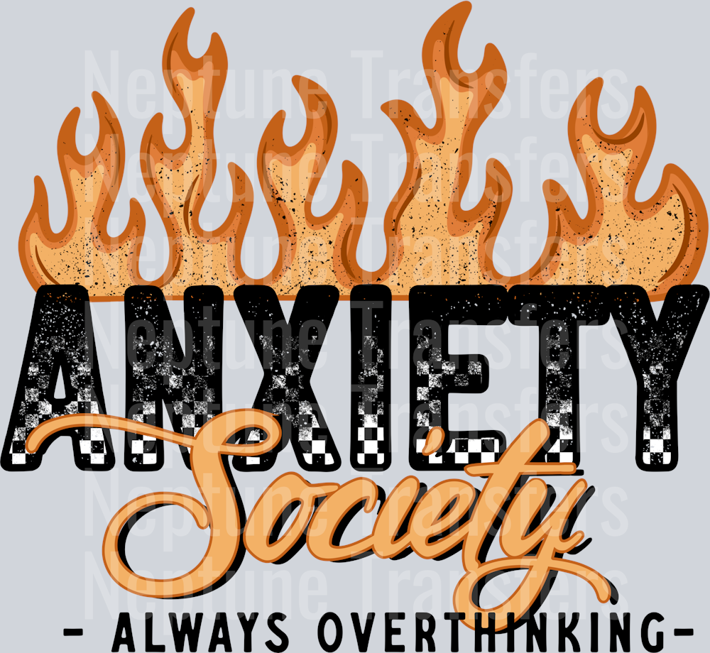Anxiety Society Black