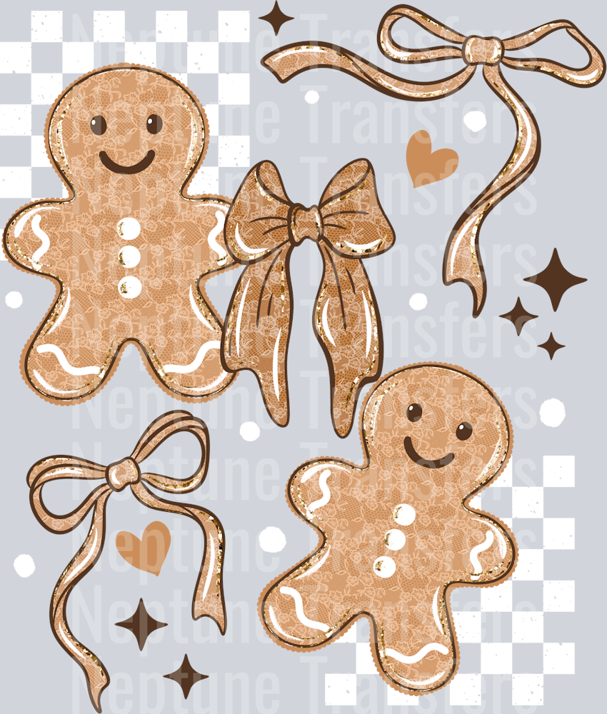 Lace Gingerbready and Bows