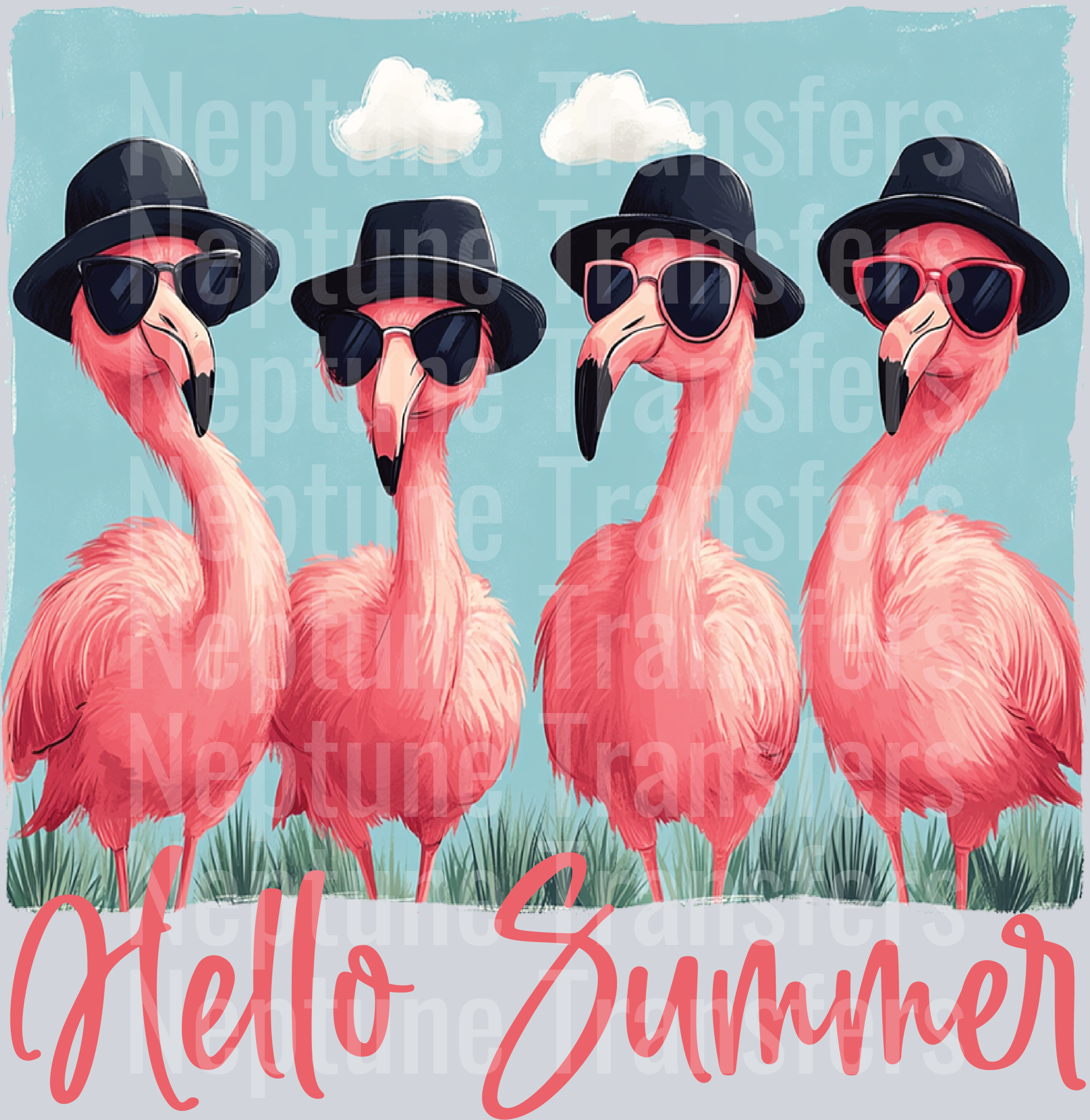 Hello Summer Flamingo