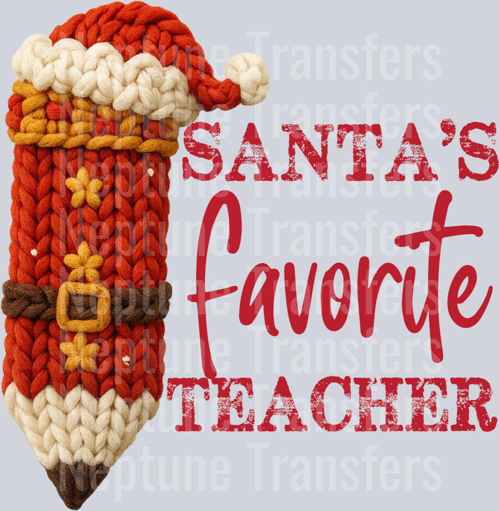 SANTAS FAVORITE TEACHER