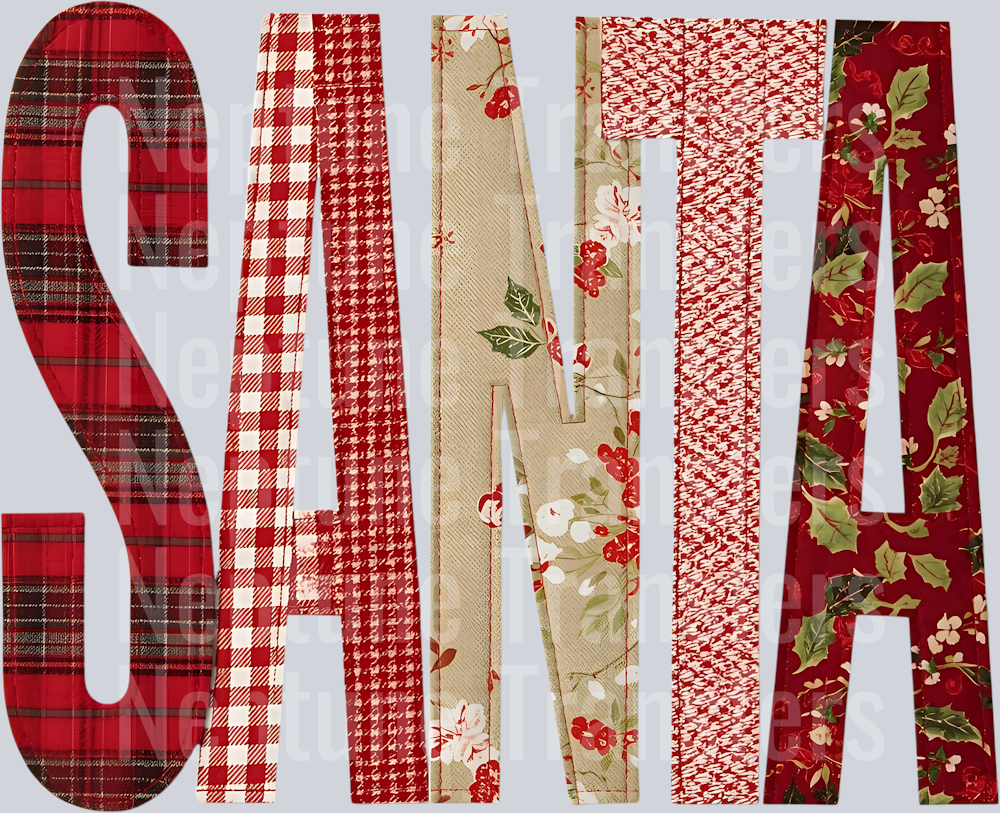 SANTA CHRISTMAS PATCH