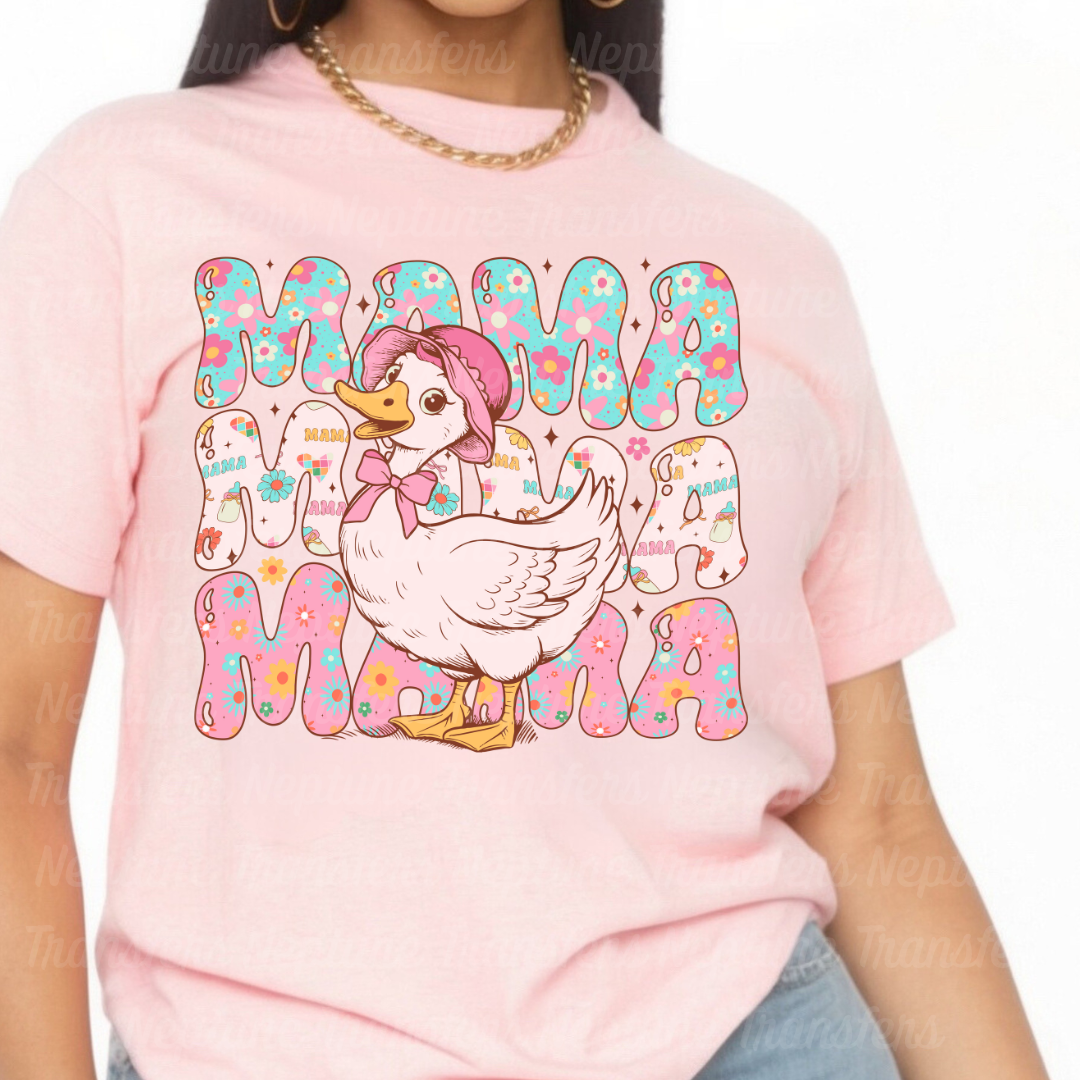 Floral Mama Goose Mothers Day