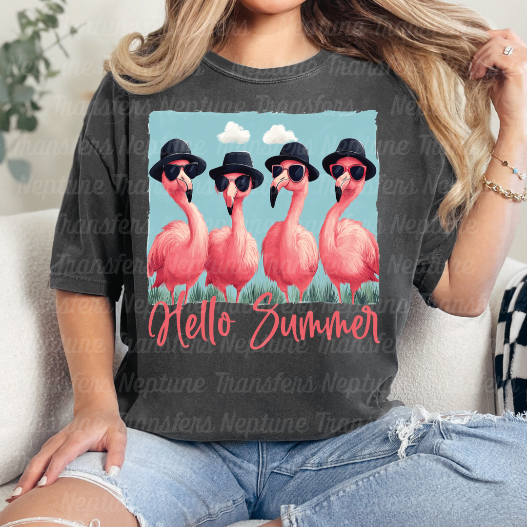 Hello Summer Flamingo