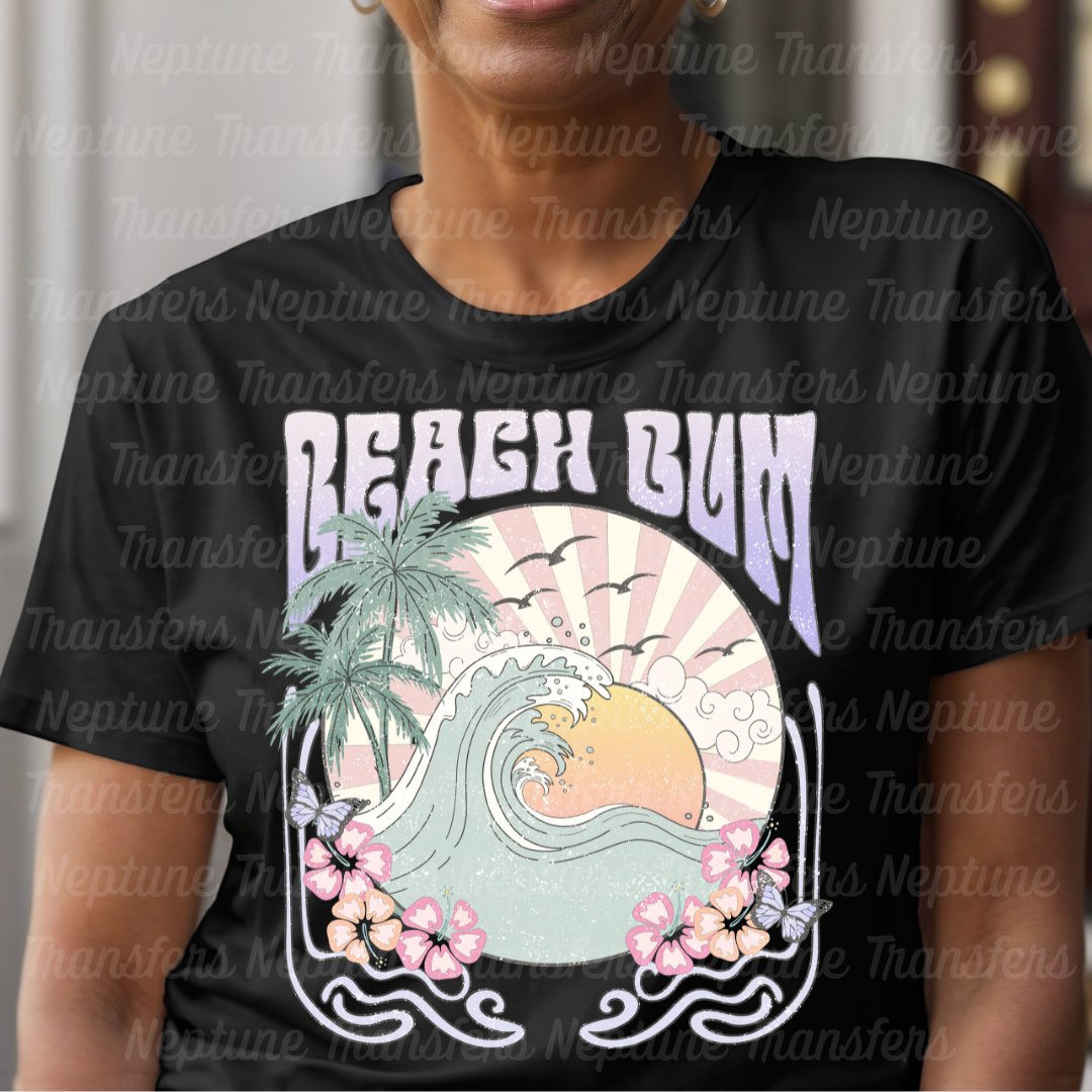 Beach Bum Summer Waves