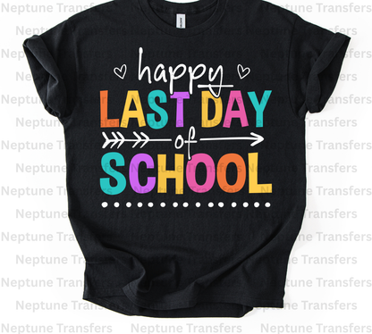 Happy Last Day of School Arrow