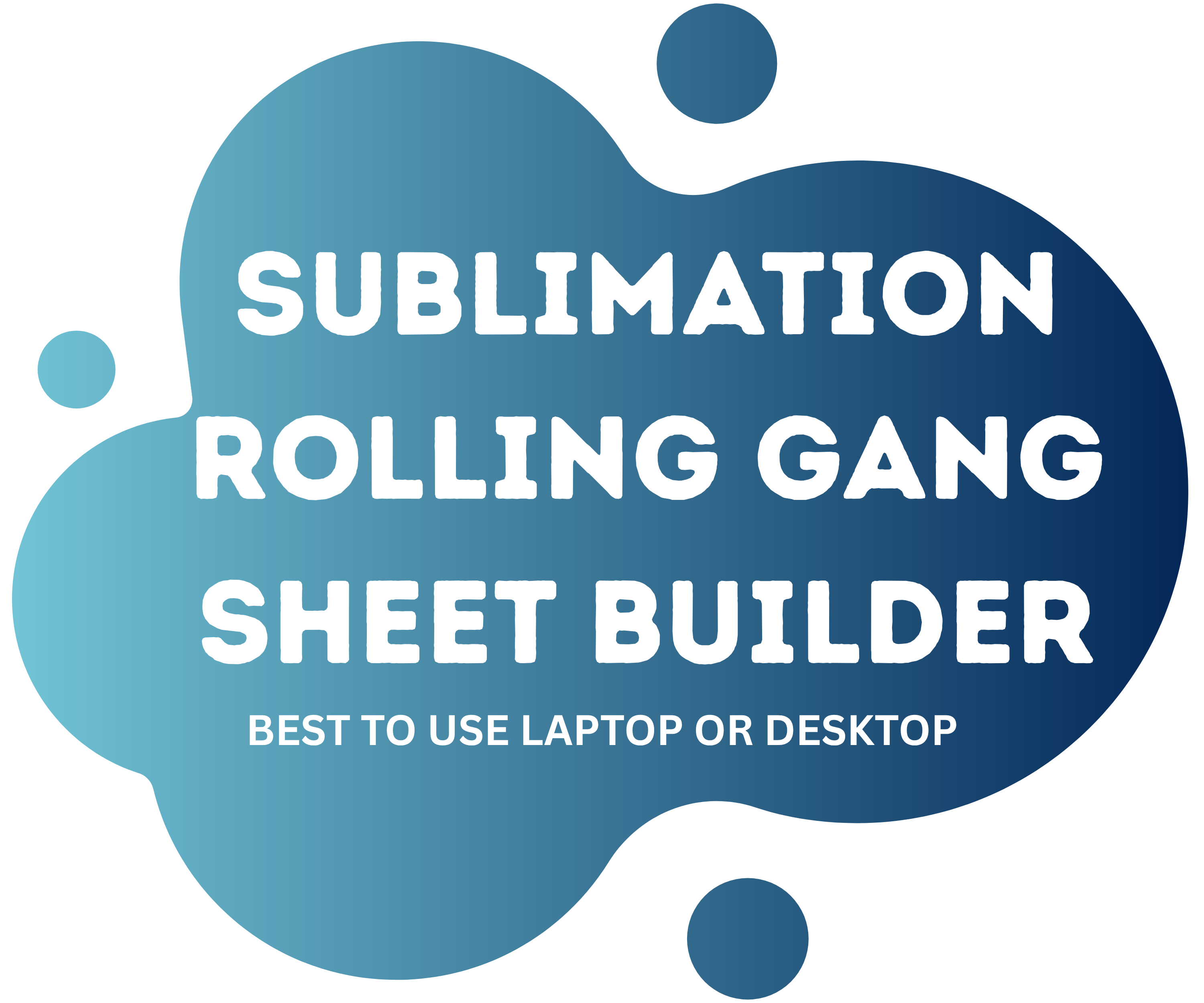Sublimation Rolling Gang Sheet Builder
