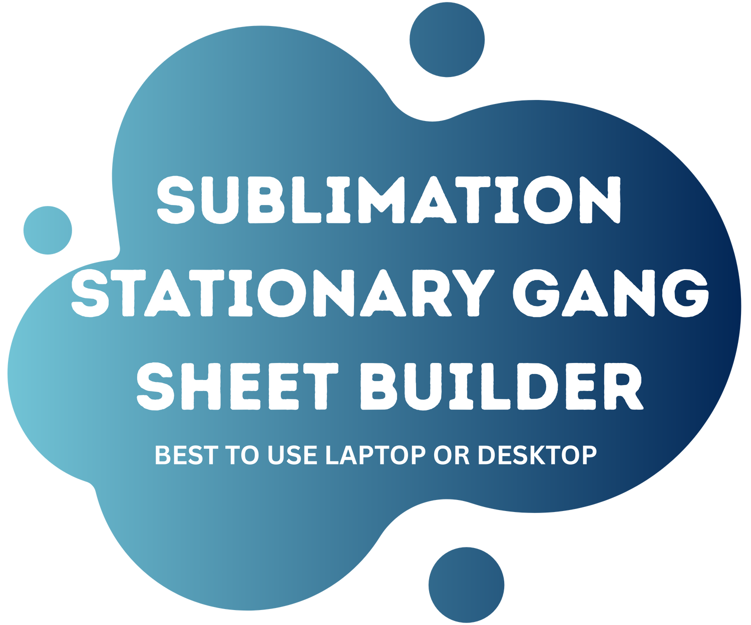 Sublimation Stationary Gang Sheet Builder
