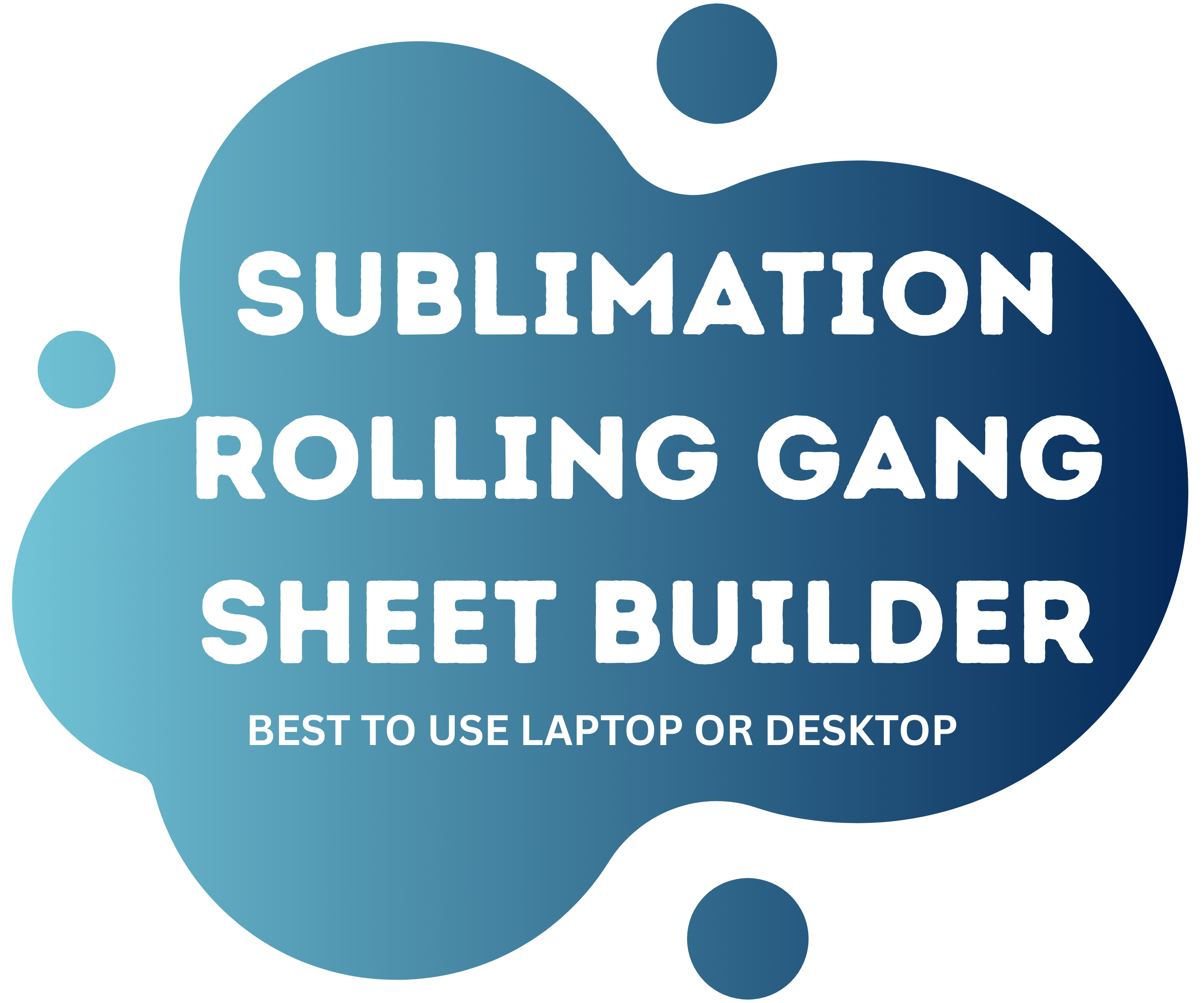 Sublimation Rolling Gang Sheet Builder