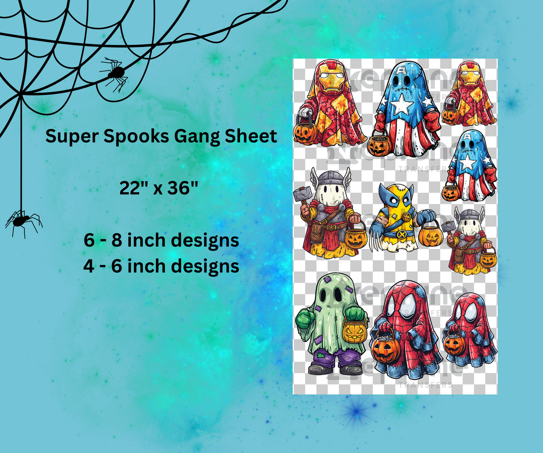 Super Spooks Gang Sheet