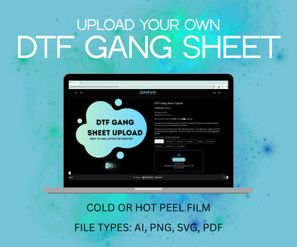 DTF Gang Sheet Upload