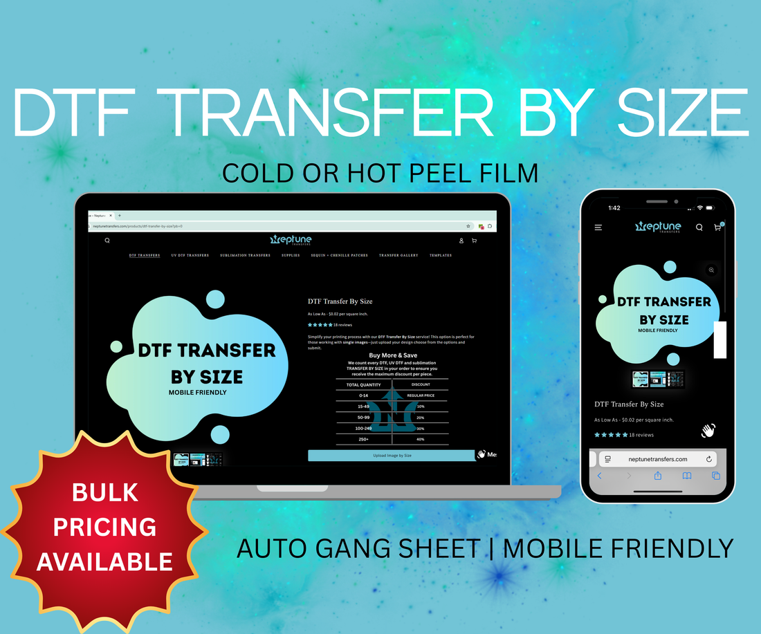 DTF Transfer By Size