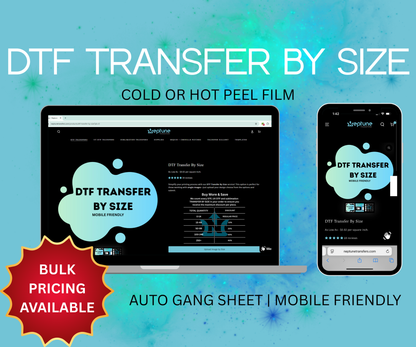 DTF Transfer By Size