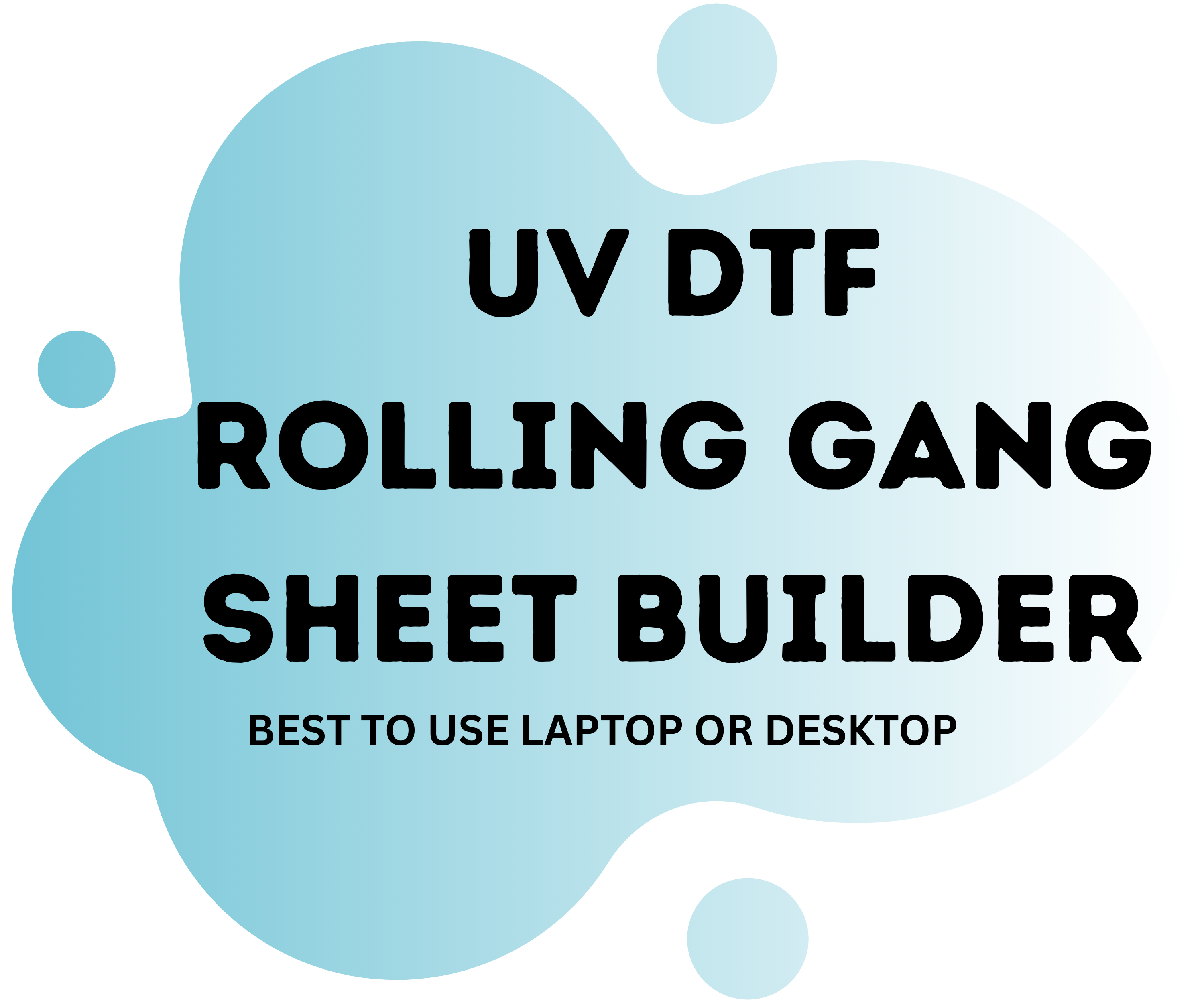 UV DTF Rolling Gang Sheet Builder
