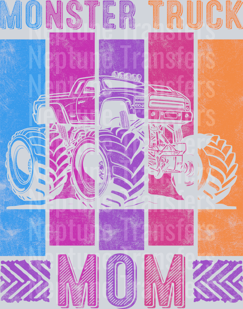 Monster Truck Mom Retro