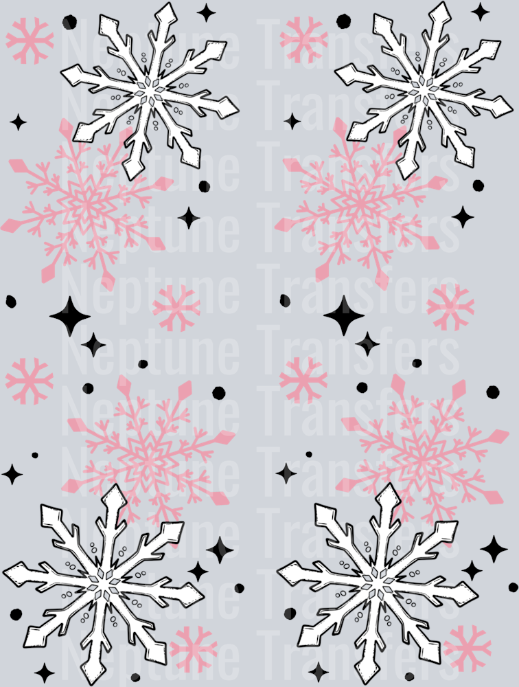 Pink Snowman Sleeves