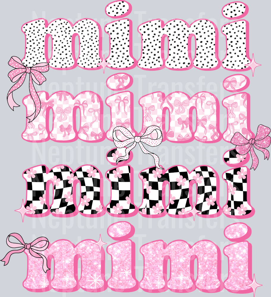 Pink Mimi Checkered