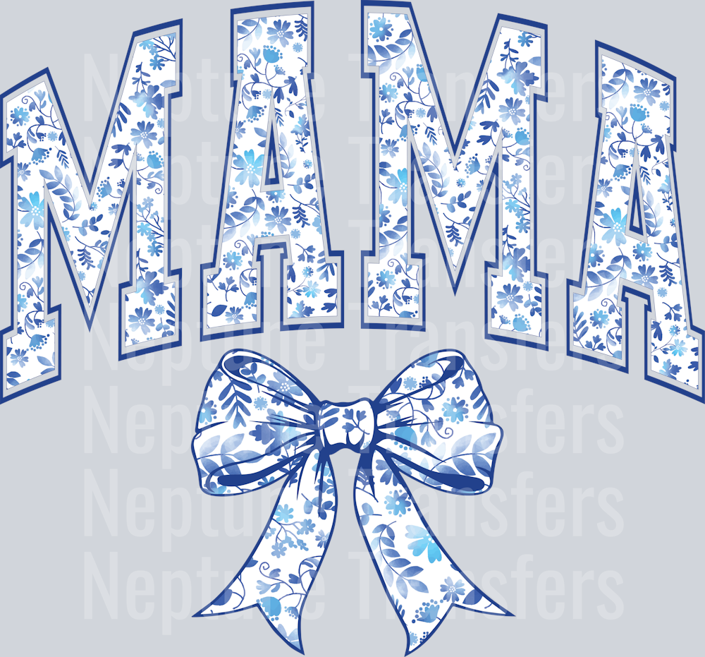 Mama Blue Bow Coquette