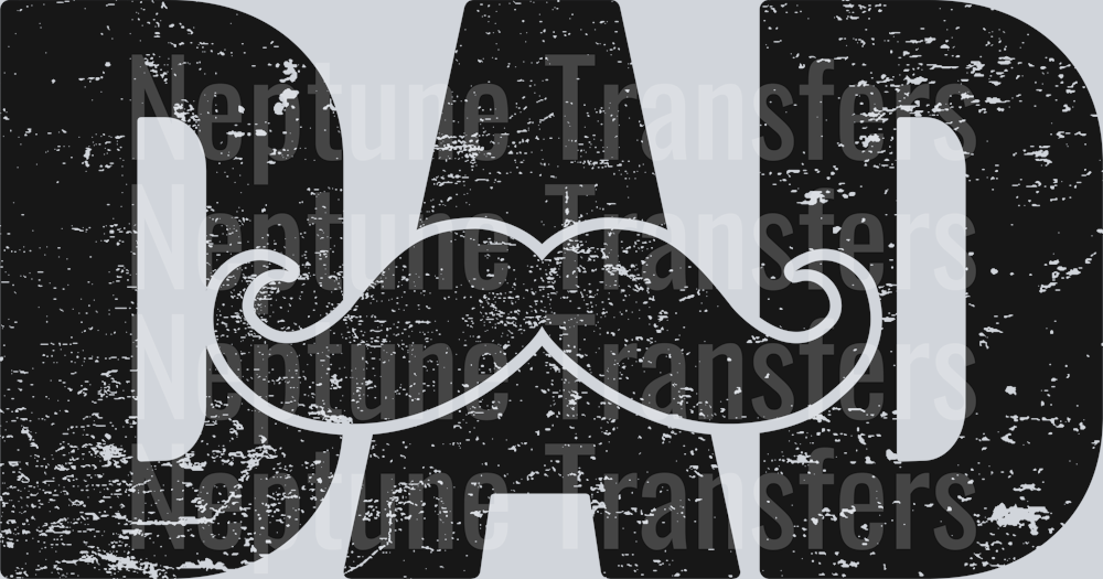 Dad Mustache Black