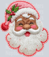 santa pink faux yarn