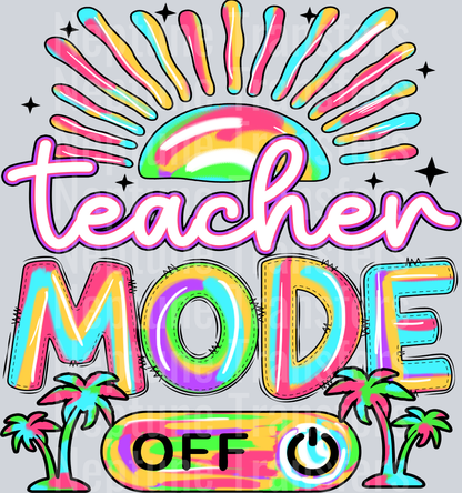 Teacher Mode Off Black