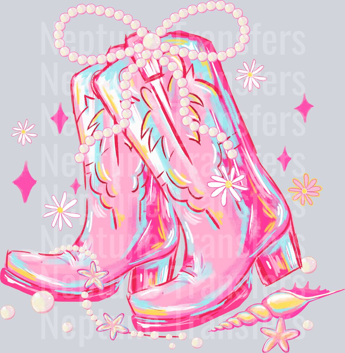 Pretty Pink Cowgirl Boots