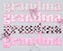 Pink Grandma Checkered