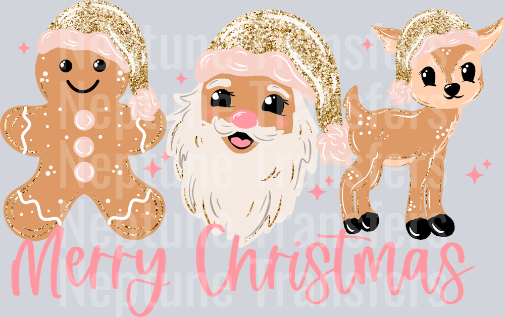 MERRY CHRISTMAS LIGHTER SKIN TONE 2