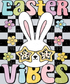 Easter Vibes - Bunny - Distressed