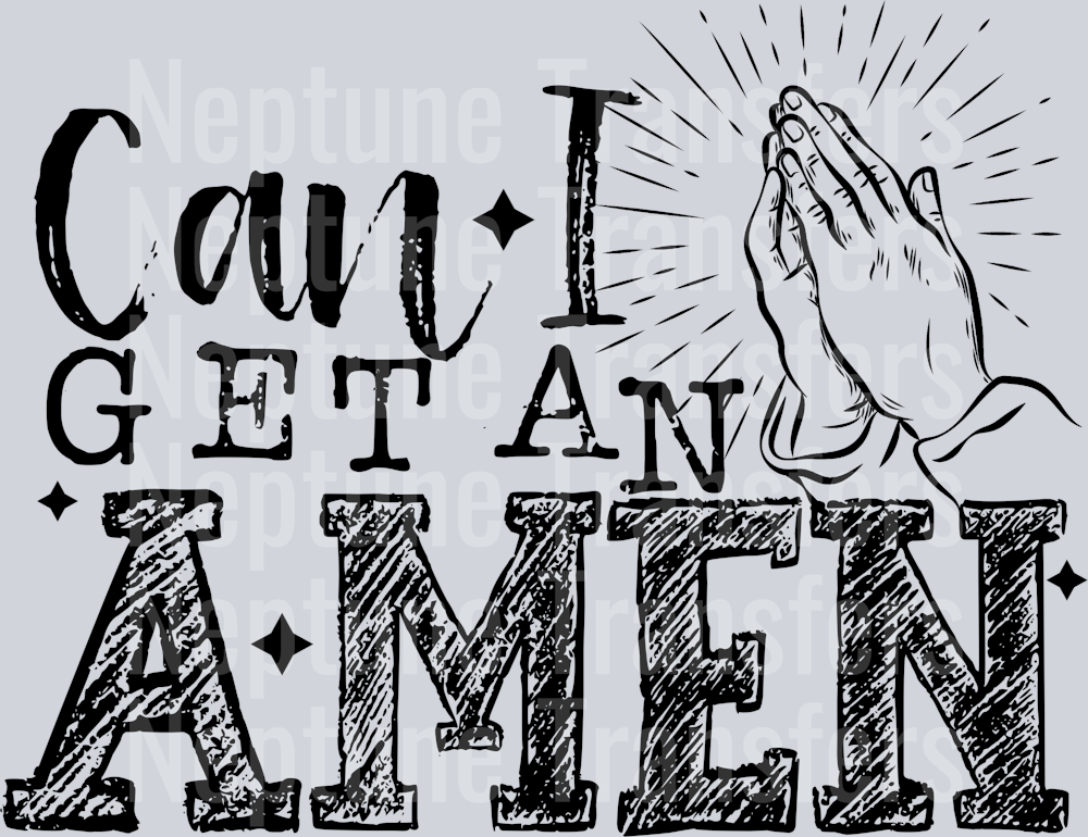 CAN I GET AN AMEN BLACK FONT