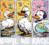 1,2,3 Bruh We Back - White