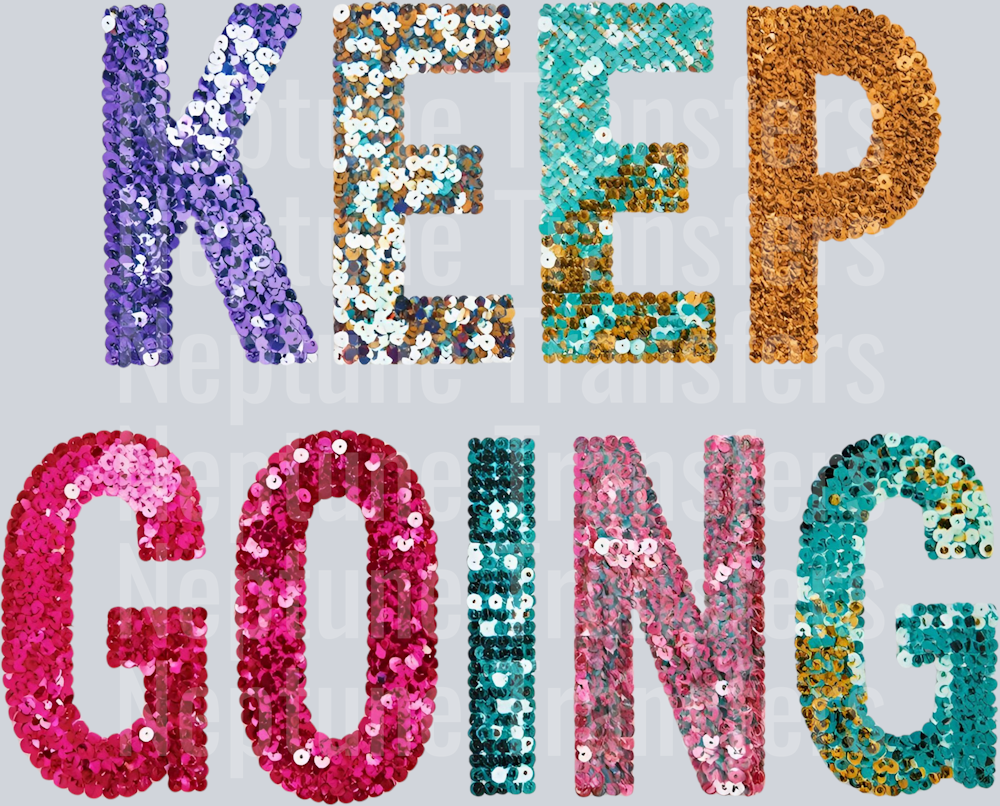 KEEP GOING SEQUIN