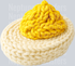 deviled egg faux yarn