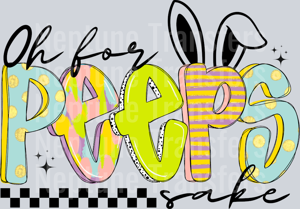 OH FOR PEEPS SAKE BLACK