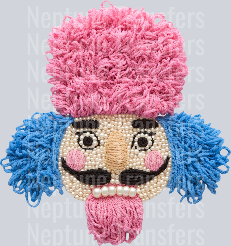 NUTCRACKER PINK BLUE PEARLS
