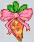 Carrot with Pink Bow