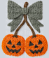 jack o latern bow cherry