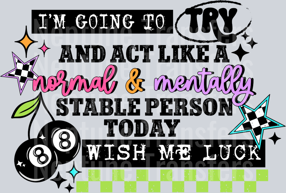 Normal And Mentally Stable Black