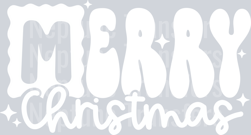 MERRY CHRISTMAS WHITE