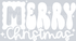 MERRY CHRISTMAS WHITE
