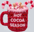 hot cocoa season faux yarn