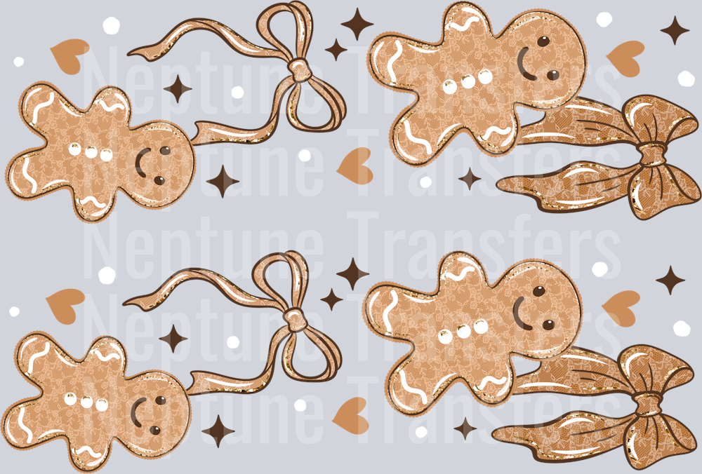 LACE GINGERBREAD AND BOWS SLEEVES