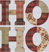 ho ho christmas patch